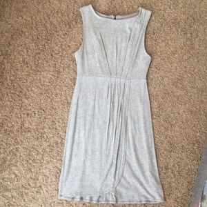 Mossimo gray jersey sleeveless dress. Pleated XS